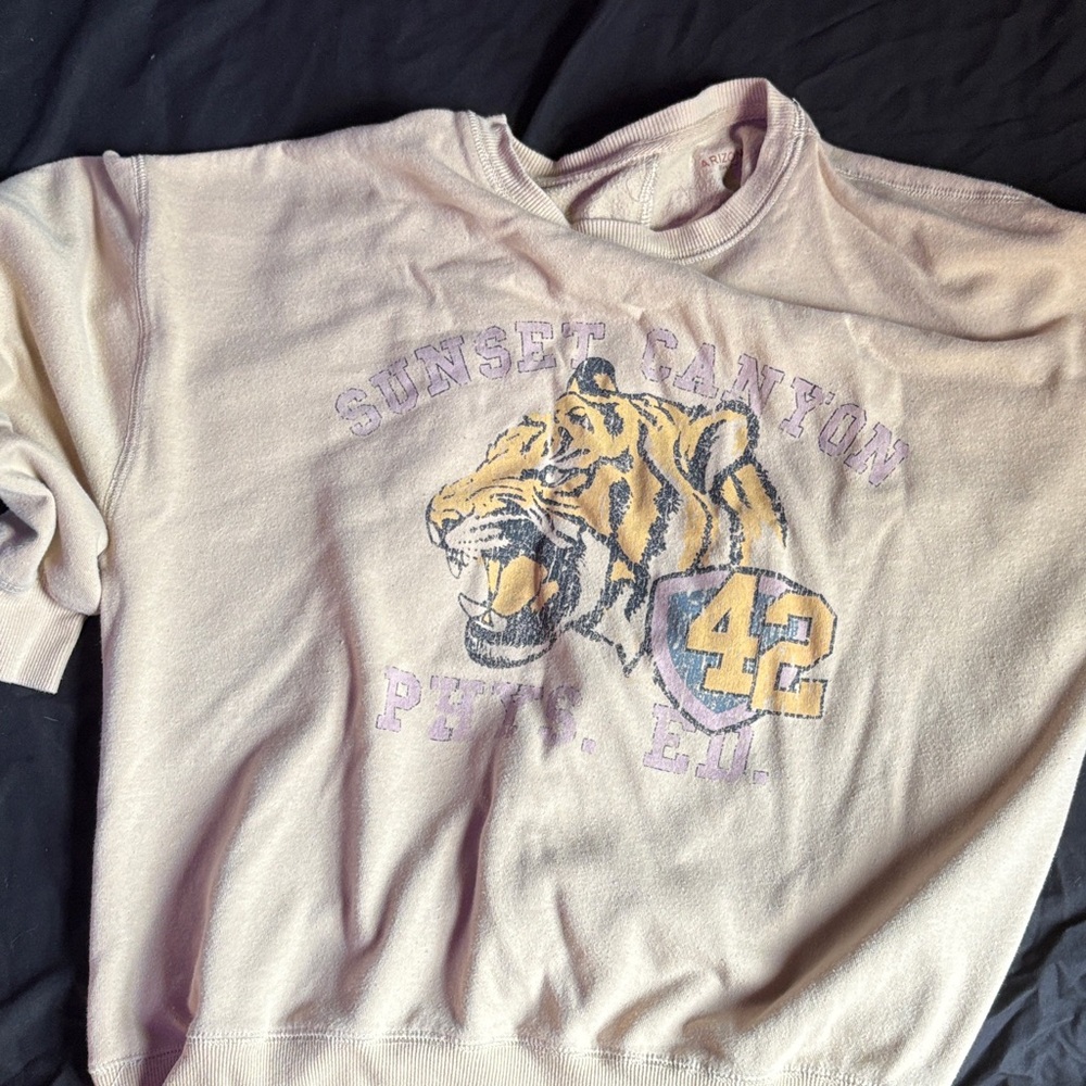 Arizona Jean Company Cream Graphic Sweater